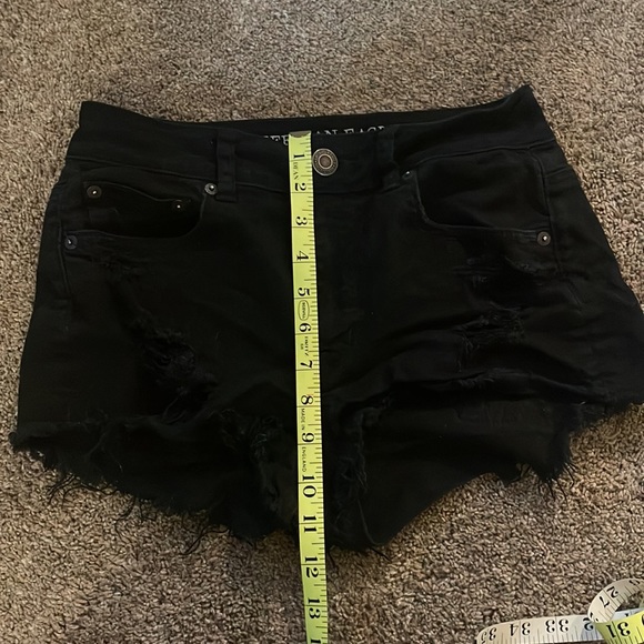American Eagle Outfitters Black Denim Jean Shorts - Picture 5 of 6